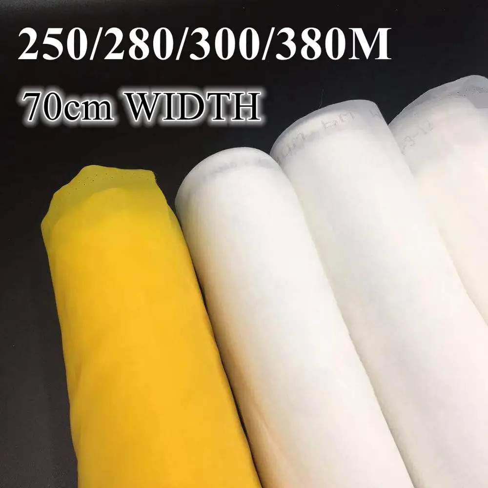 Screen Printing Frame Mesh - 5/10/20 Meters 200/230/250/280/300/380Mesh Silk Screen Printing
