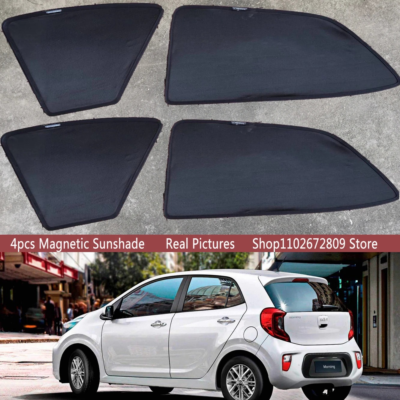 Screen Printing Frame Mesh - Magnetic Car Sunshade Shield Front Windshield