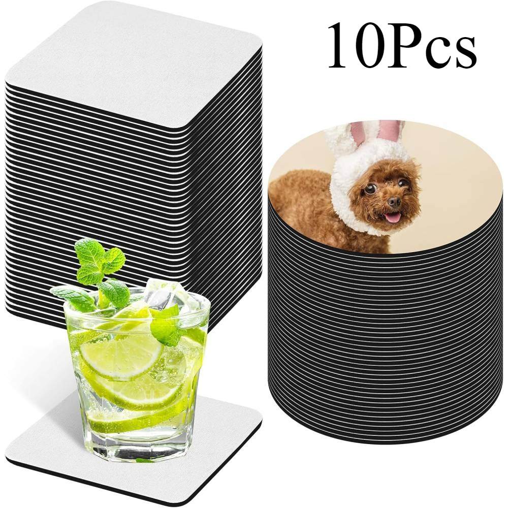 10 Pcs Sublimation Coasters Bl - Sublimation Mug Blank のレビューと価格