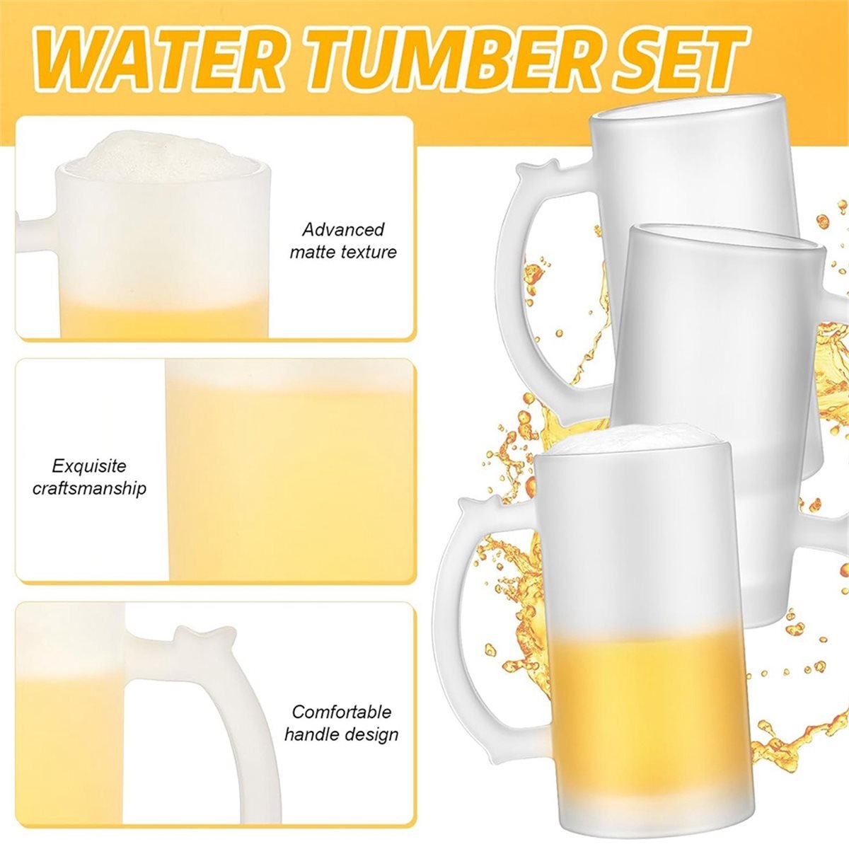 2 Pcs Sublimation Blank Beer M - Sublimation Mug Blank のレビューと価格