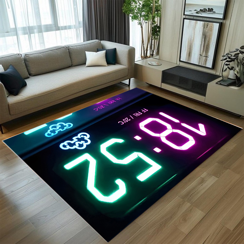 Neon Digital Clock Print Non S - Commercial Digital Printing のレビューと価格