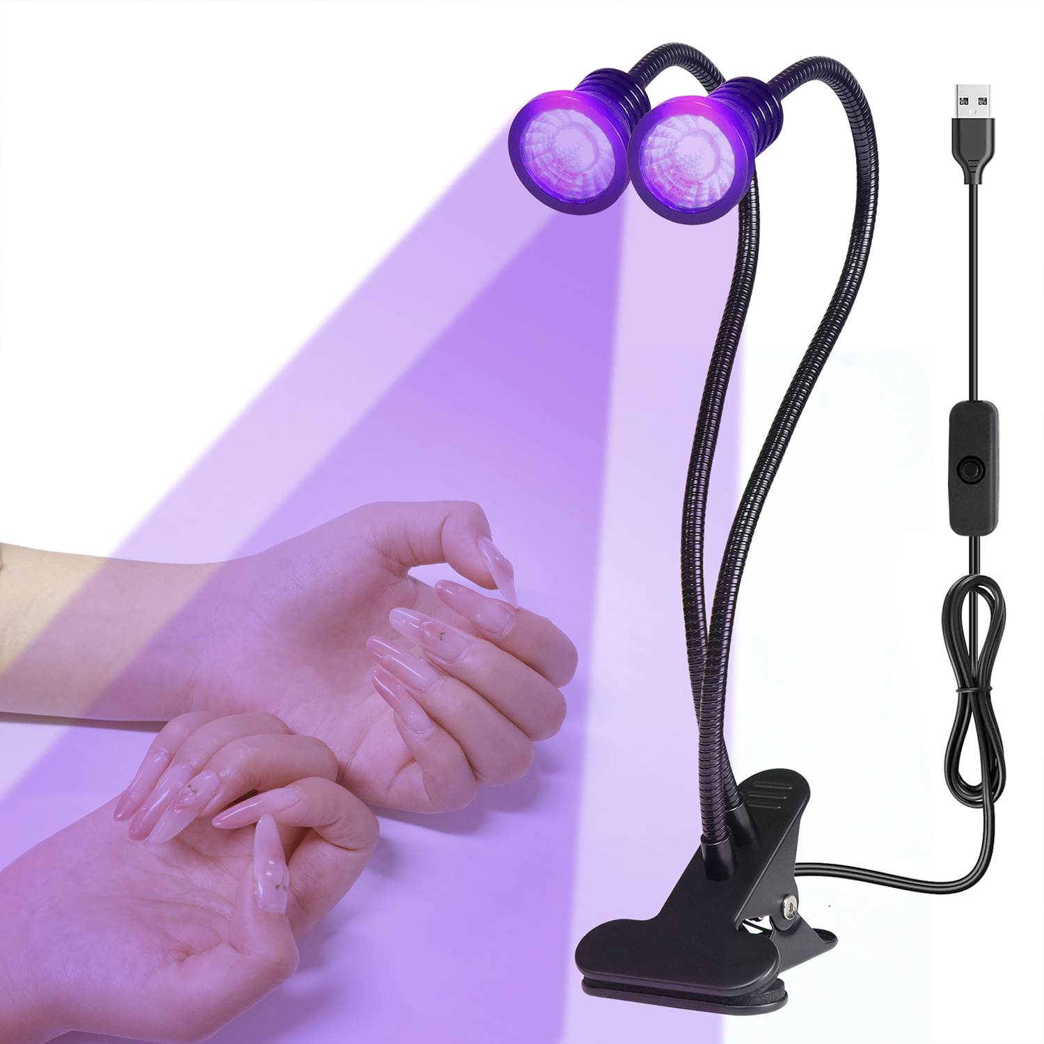 Mini USB LED Nail Dryer UV Lam - Uv Led Lamp Printer のレビューと価格