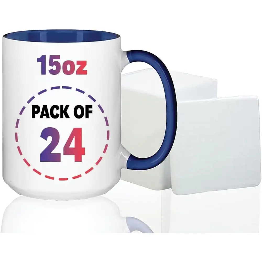 15oz Blue Sublimation Mugs – B - Sublimation Mug Blank のレビューと価格