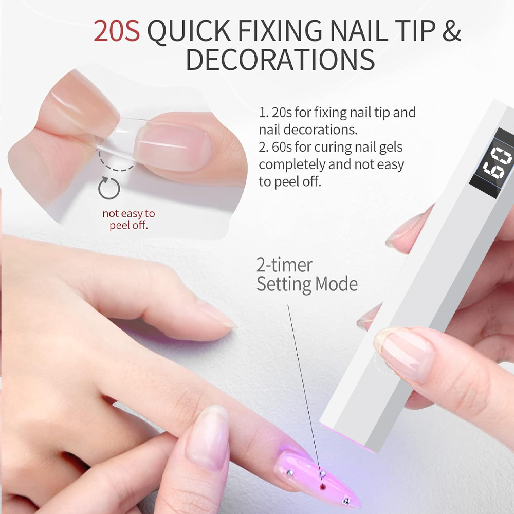 Timerable UV LED Nail Lamp wit - Uv Led Lamp Printer のレビューと価格