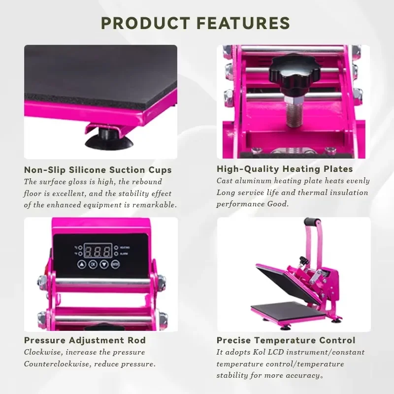 8-in-1 Heat Press Machine Supe - Commercial Grade Printing Press のレビューと価格