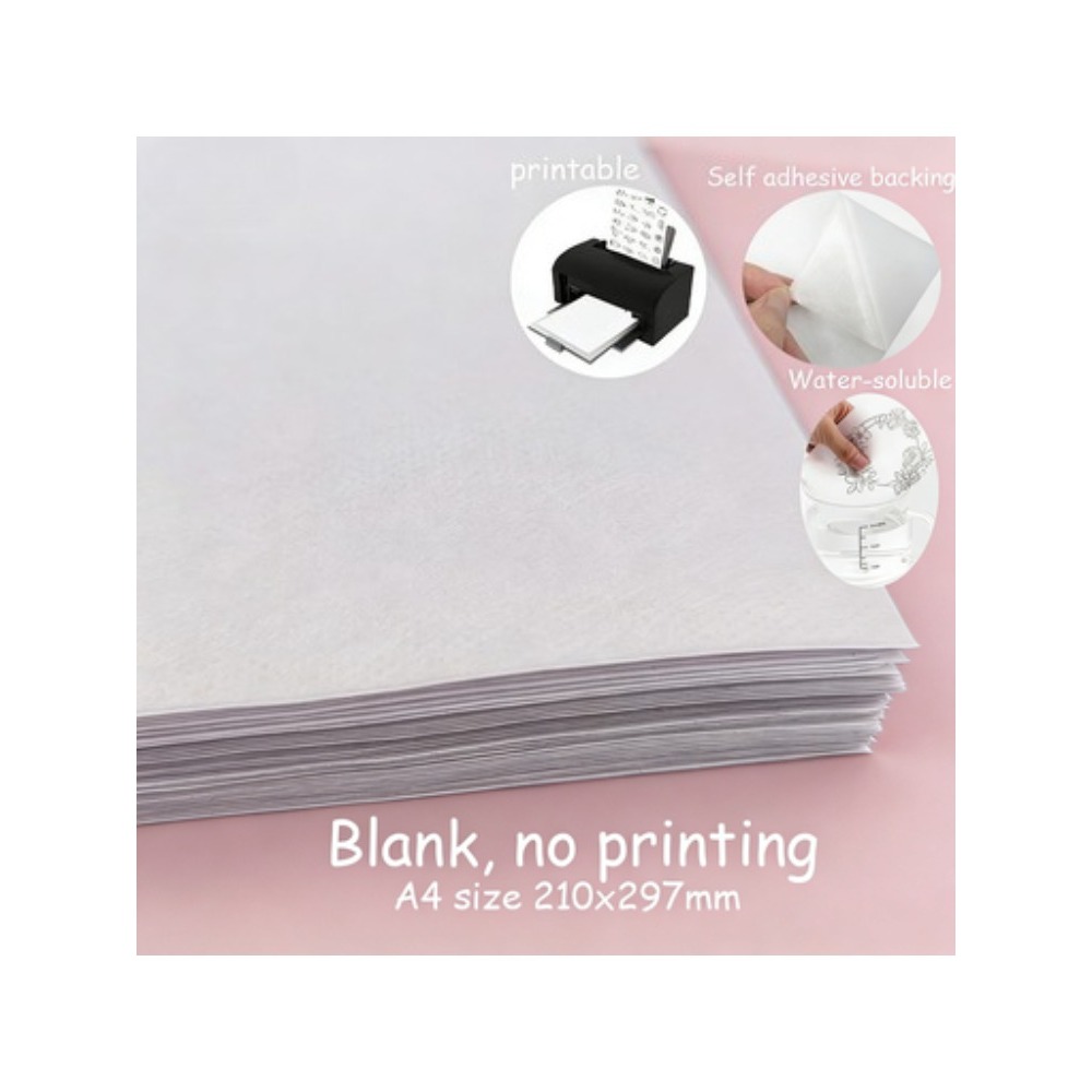 5 sheets A4 Custom Printing Pr - Embroidery Stabilizer Backing のレビューと価格