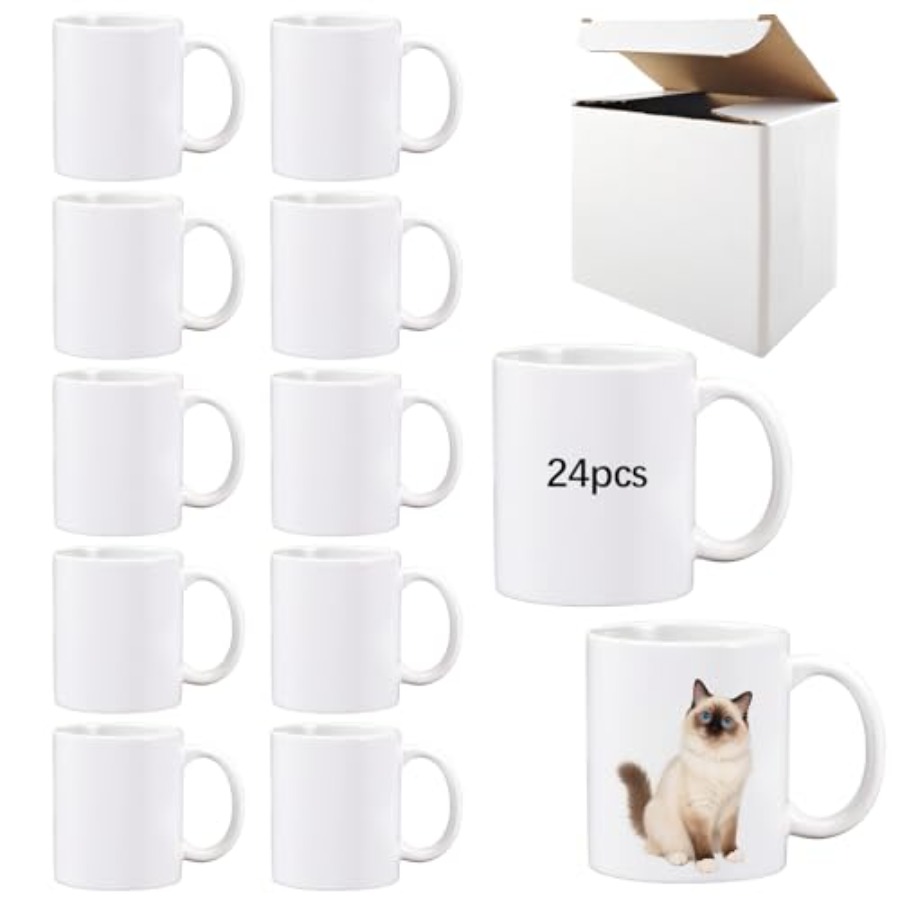 PACK 11 oz sublimation mugs wi - Sublimation Mug Blank のレビューと価格