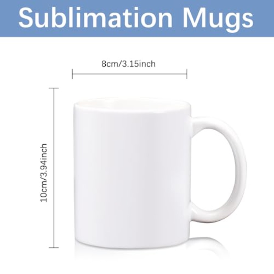 PACK 11 oz sublimation mugs wi - Sublimation Mug Blank のレビューと価格