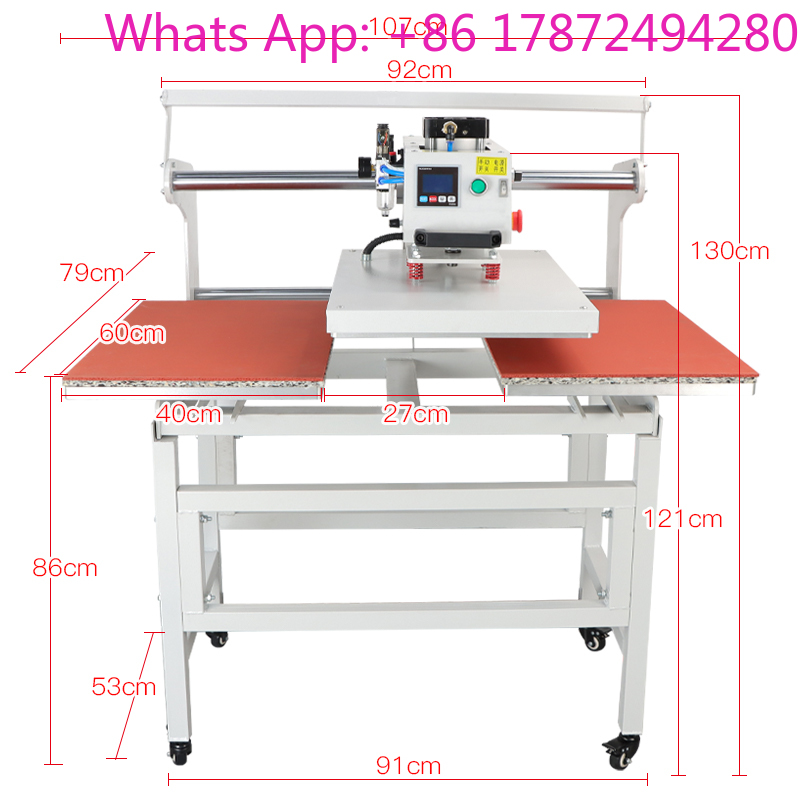 Dual Electric Slide Hot Stampi - Commercial Printing Machine For Shirts のレビューと価格