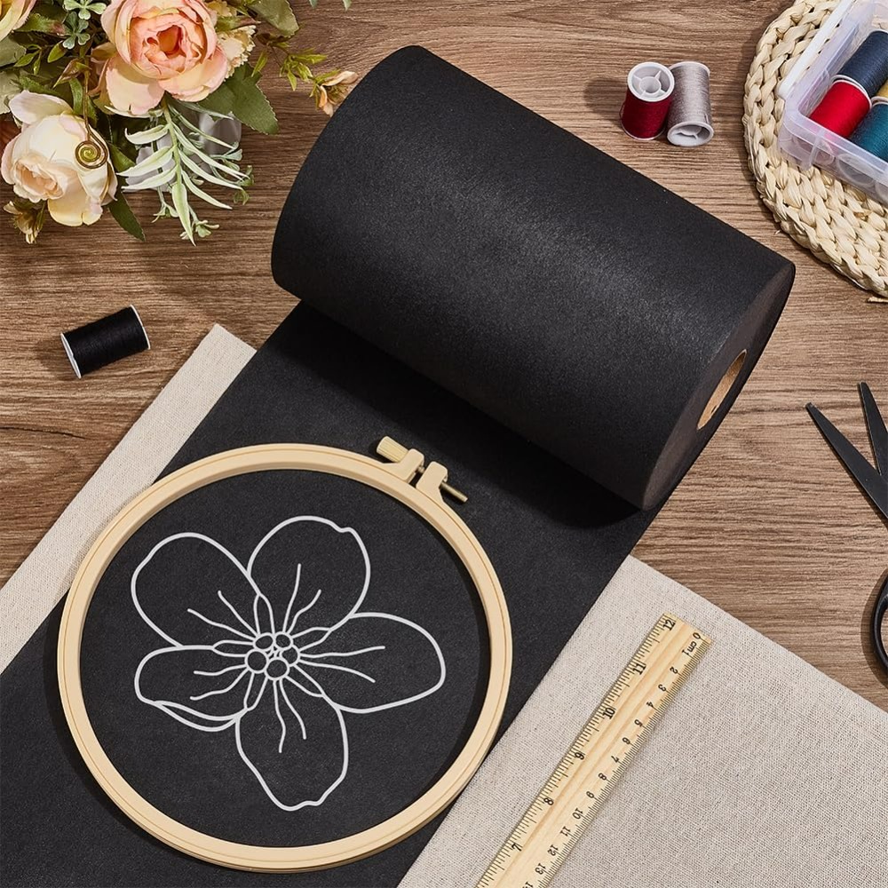 Black Cut Away Embroidery Stab - Embroidery Stabilizer Backing のレビューと価格