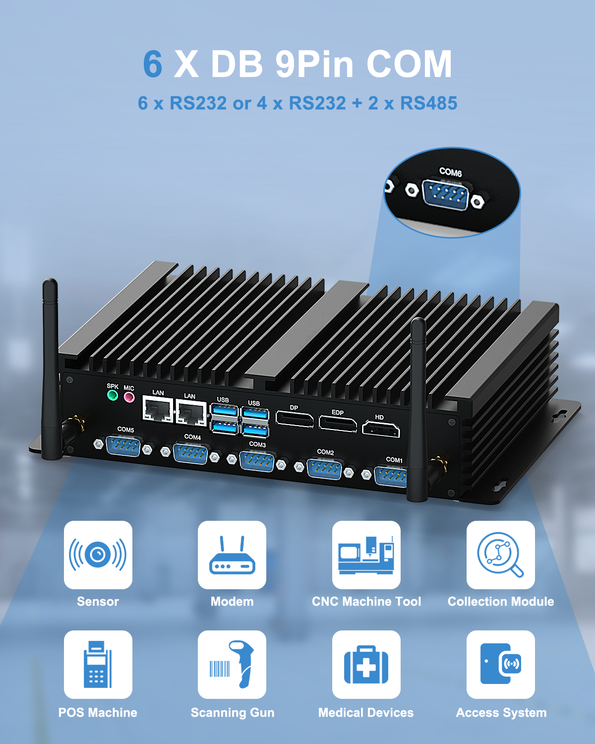 i7 8550U Fanless Mini PC Dual  - Commercial Printing Factory のレビューと価格