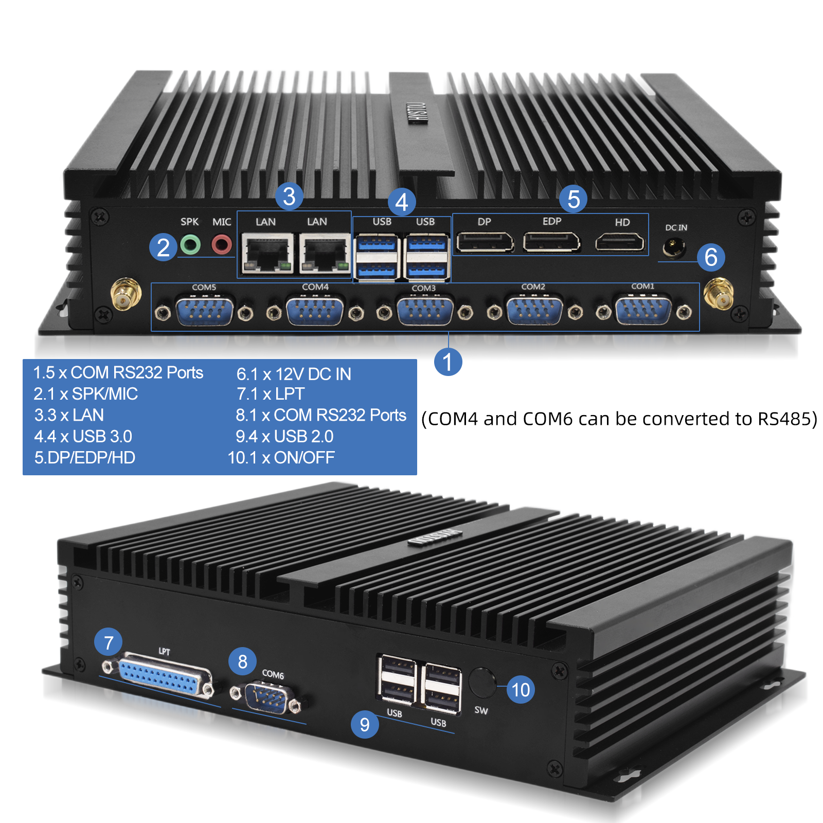 i7 8550U Fanless Mini PC Dual  - Commercial Printing Factory のレビューと価格