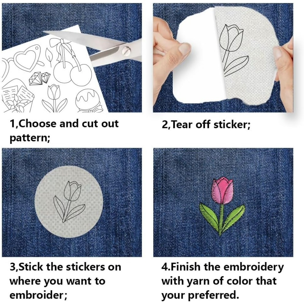 58Pcs Bow Ties Water Soluble H - Embroidery Stabilizer Backing のレビューと価格