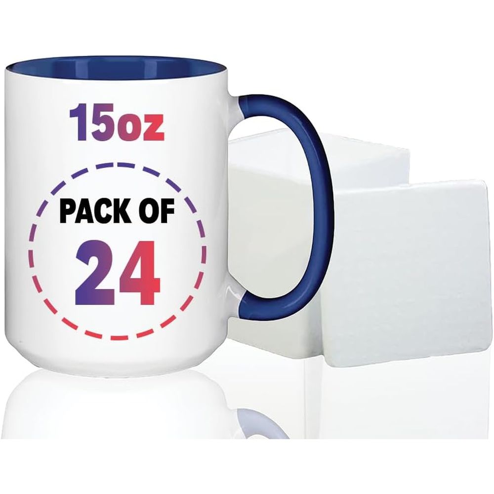 15oz Blue Sublimation Mugs – B - Sublimation Mug Blank のレビューと価格