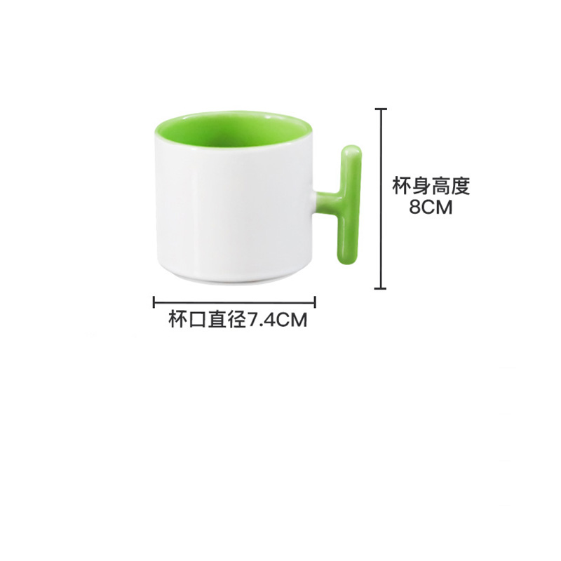 2PCS Creativity T-shaped handl - Sublimation Mug Blank のレビューと価格