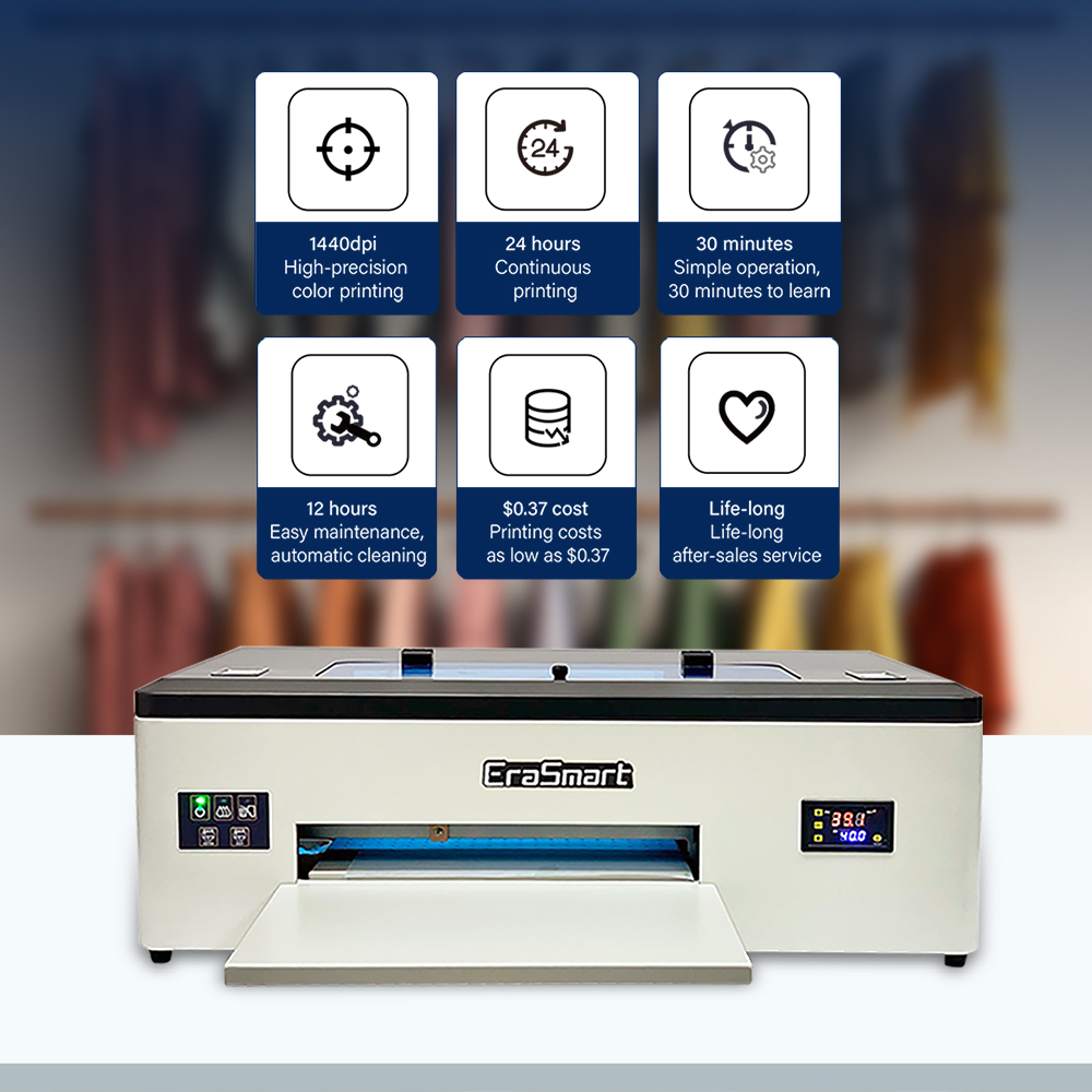 EraSmart 1390 Print Head Inkje - Commercial Printing Machine For Shirts のレビューと価格