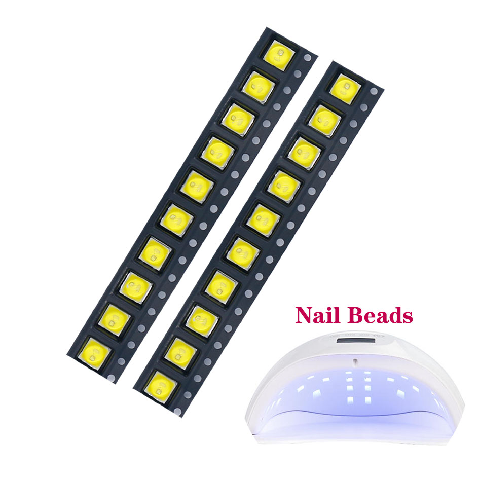 20ps a lot Nail Lamp Bead 1W U - Uv Led Lamp Printer のレビューと価格