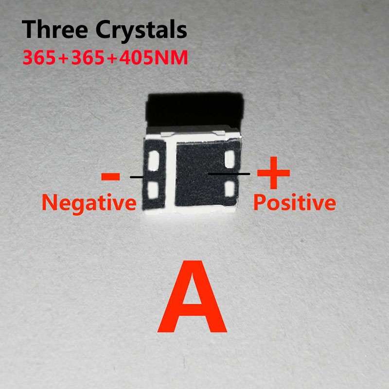 50pcs 2W Epistar 365nm+365nm+4 - Uv Led Lamp Printer のレビューと価格